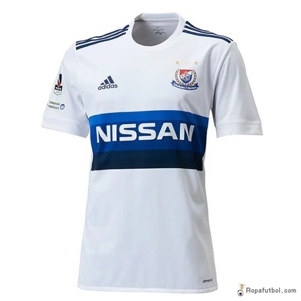 Camiseta Yokohama F. Marinos Replica Segunda Ropa 2017/18 Blanco